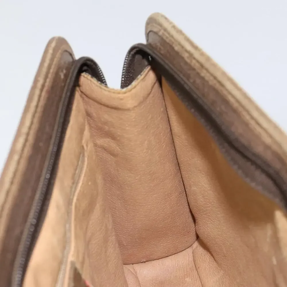 Gucci GG Supreme Clutch Bag Beige